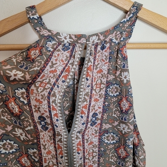 Joie | Bradie Print Silk Halter Style Tank Blouse Size Small - Picture 7 of 8